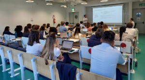 Turin Spring School students in room