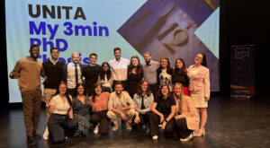2 UNITO students and 1 from UVT win the My 3min PhD Thesis UNITA competition