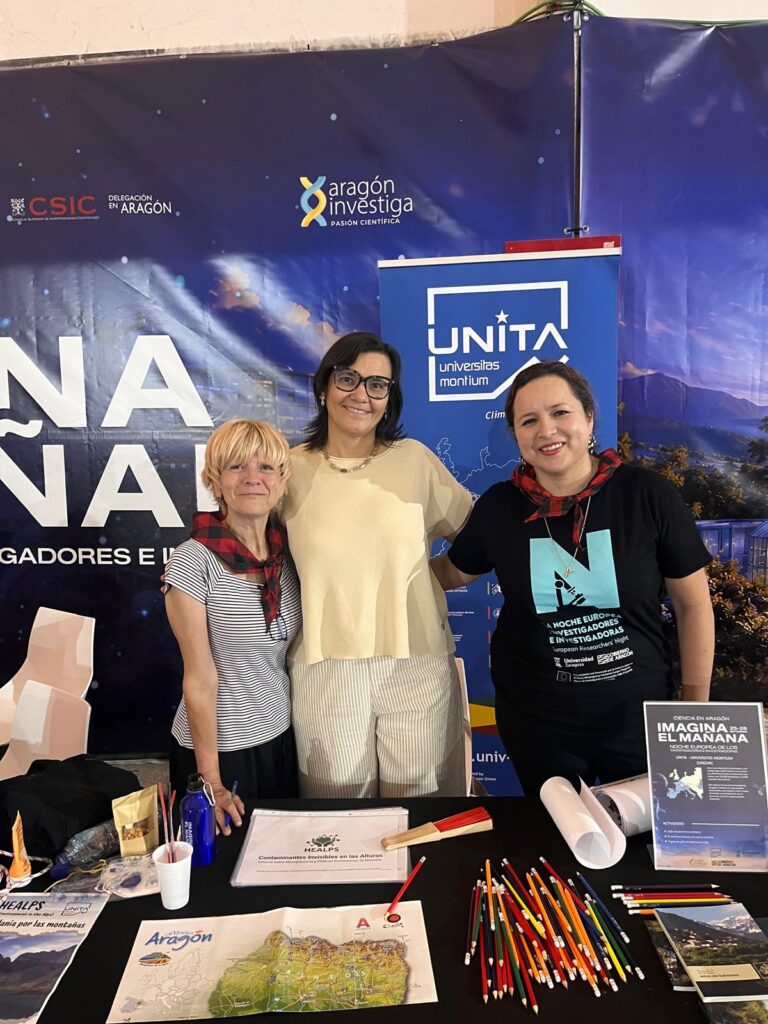 voluntareers in European Researchers Night